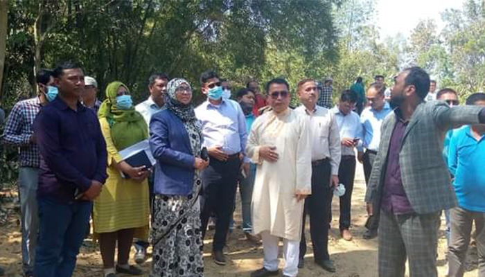 রামগড়ে বিভিন্ন উন্নয়ন প্রকল্প পরিদর্শনে পার্বত্য সচিব