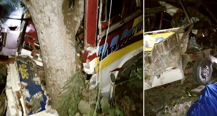 নওগাঁর বদলগাছীতে যাত্রীবাহী বাস-ট্রাক্টর সংঘর্ষে নিহত ৪