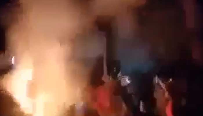 বাগেরহাটে হিন্দু বাড়িঘর ভাঙচুর ও আগুন, আটক ৯