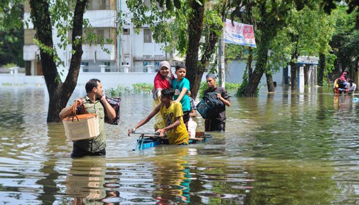সিলেটে বন্যায় কৃষিজমি তলিয়ে যাওয়ায় খাদ্য সংকটের আশঙ্কা