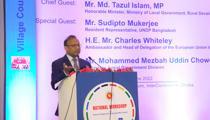 দুই লাখের বেশি মামলা নিষ্পত্তি করেছে গ্রাম আদালত: স্থানীয় সরকারমন্ত্রী