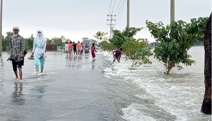চেরাপুঞ্জির বৃষ্টিতে ডুবল সিলেট, পরিস্থিতির আরও অবনতির শঙ্কা