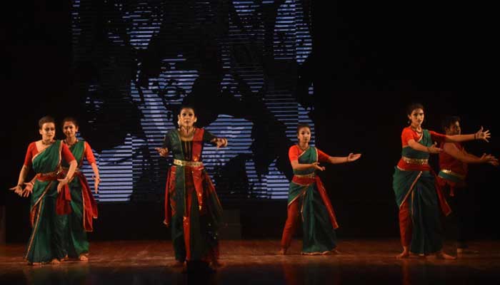 শিল্পকলায় নৃত্যনাট্য মুখর শ্রাবণ সন্ধ্যা