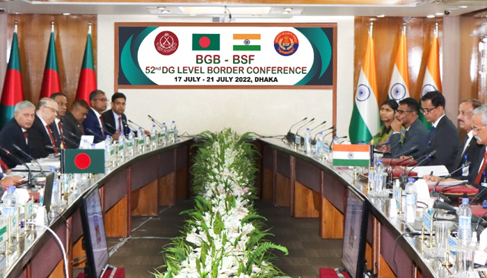 বিজিবি-বিএসএফ মহাপরিচালক পর্যায়ে সীমান্ত সম্মেলন শুরু