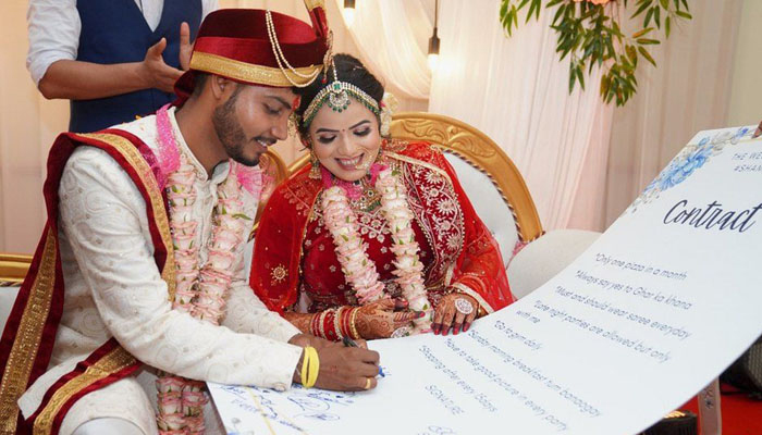 পিৎজা খাওয়ানোর শর্তে বিয়েতে রাজি কনে!