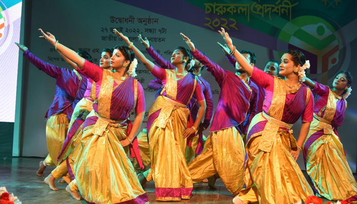 শিল্পকলায় শুরু হলো ‘২৩তম নবীন শিল্পী চারুকলা প্রদর্শনী ২০২২’