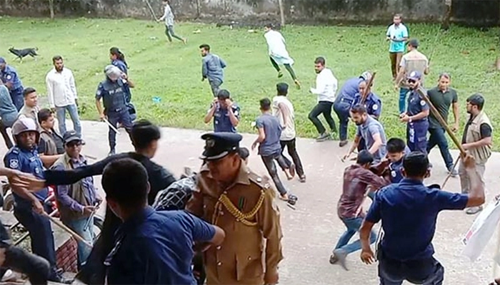 ছাত্রলীগকে পিটুনি: মহরমসহ ১৩ পুলিশের বিরুদ্ধে ব্যবস্থার সুপারিশ