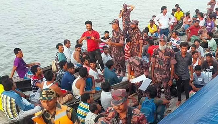 বিজিবি’র উদ্যোগে দেশে ফিরল ভারতে আটকে পড়া ৮৮ জেলে