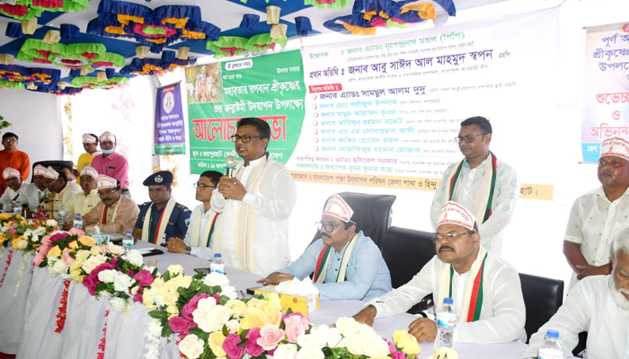 ঈদের সেমাই বা পূজার লাড্ডু সর্বজনীন: হুইপ স্বপন