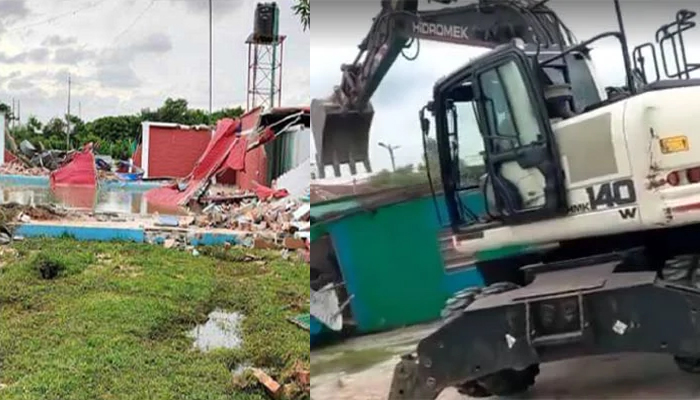 পূর্বাচলে সেই নীলার লেডিস ক্লাব গুঁড়িয়ে দিল রাজউক