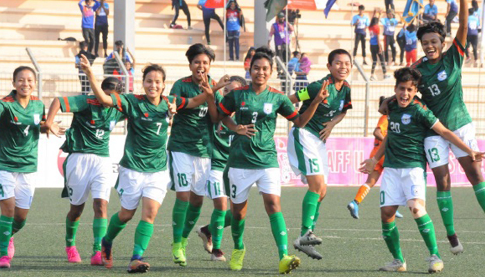 ভুটানের জালে বাংলাদেশের ৪ গোল
