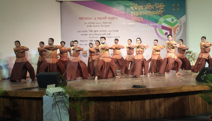 পর্দা নামল ২৩তম নবীন শিল্পী চারুকলা প্রদর্শনীর