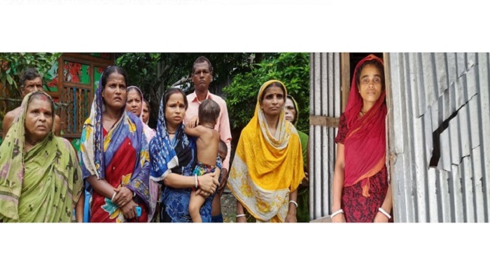 বাউফলে নৌকায় ভোট দেয়ায় হিন্দু বাড়িতে হামলা