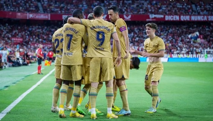 সেভিয়ার বিপক্ষে বড় জয় বার্সেলোনার