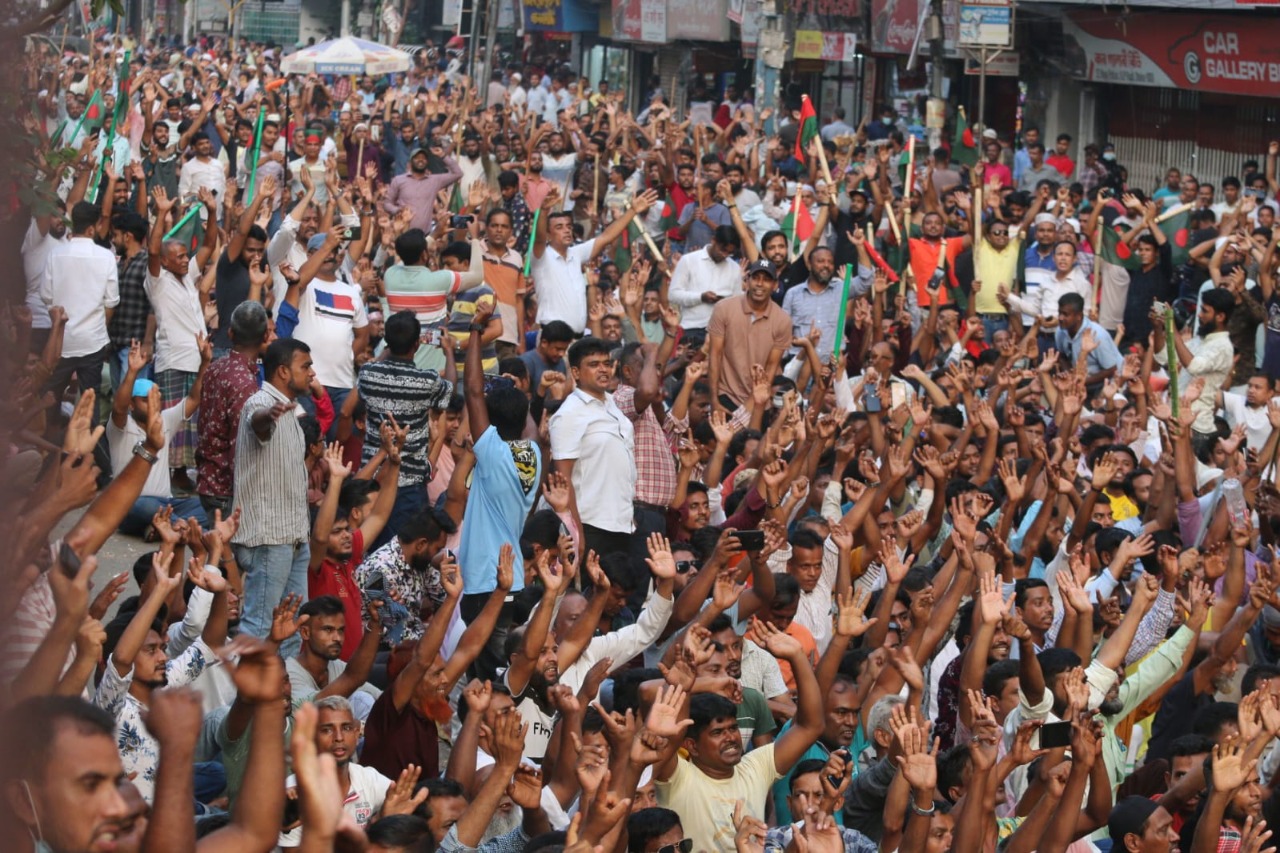 দেশে নৈরাজ্য সৃষ্টির পাঁয়তারা করছে সরকার