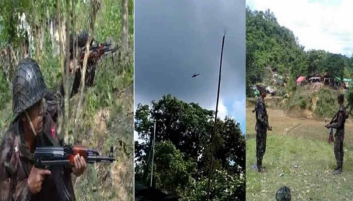 মিয়ানমারে মুহুর্মুহু গুলি আর বোমা, নাইক্ষ্যংছড়িতে আতঙ্ক