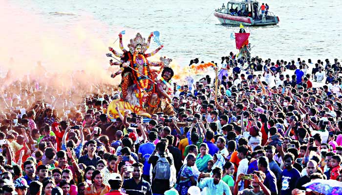 নির্বিঘ্নে শেষ হলো শারদীয় দুর্গোৎসব