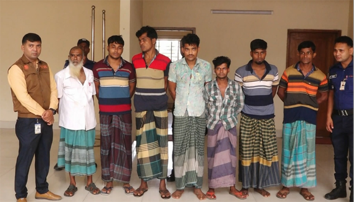 কুষ্টিয়ায় আন্তঃজেলা ডাকাত দলের ৭ সদস্য গ্রেপ্তার