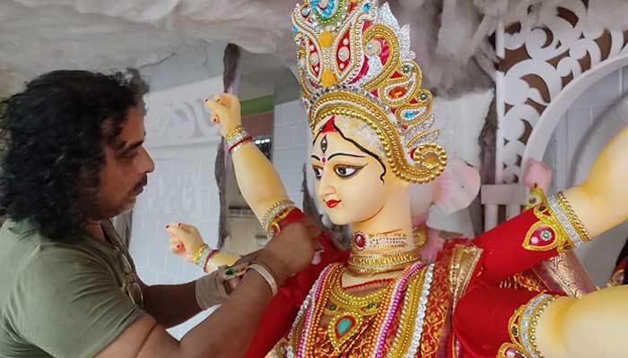 রাঙামাটিতে ৪২ মণ্ডপে দুর্গাপূজা, আজ মহাষষ্ঠী