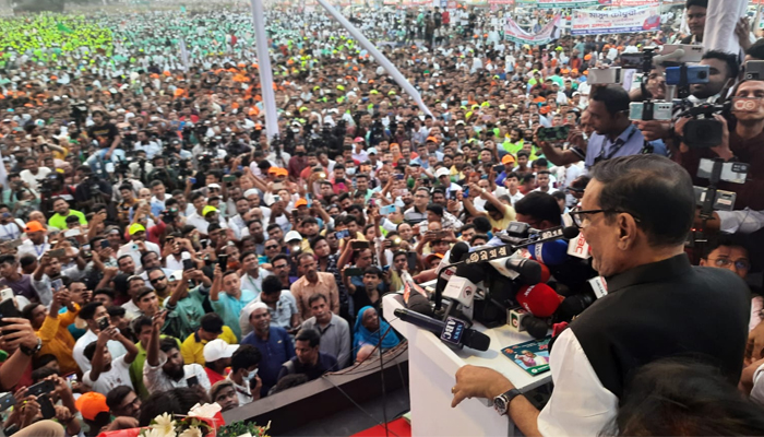 বিএনপি থেকে সাবধান, তারা দেশ গিলে খাবে