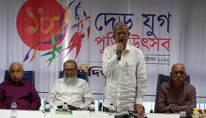 মহাসড়কে সৃষ্ট জলাবদ্ধতা সরকারের মেগা উন্নয়নের ফল