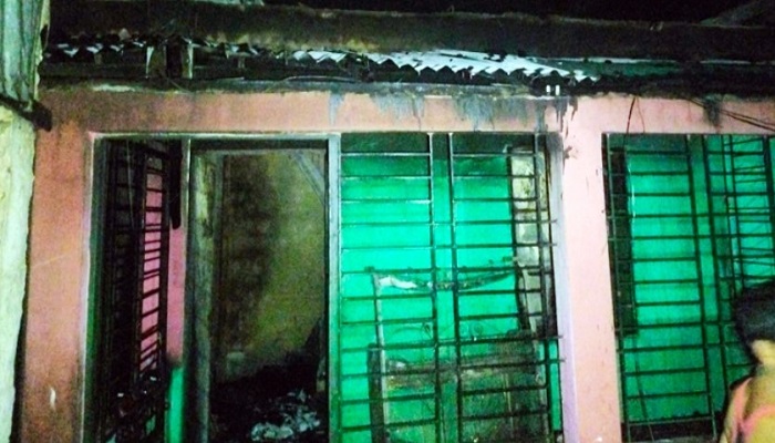 শ্রীপুরে আগুনে ৭৭ বসতঘর পুড়ে ছাই