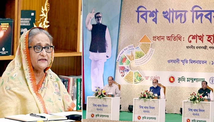 দেশবাসীকে খাদ্য উৎপাদন বাড়ানোর তাগিদ প্রধানমন্ত্রীর