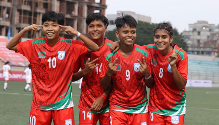 ভুটানের জালে মেয়েদের ৮ গোল