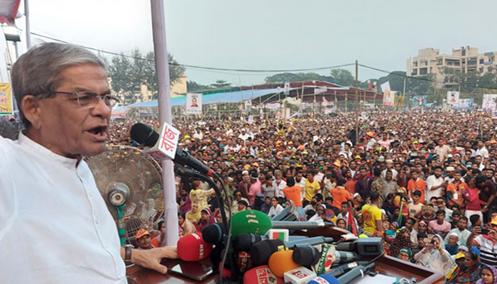 বিএনপির আমলে উন্নয়ন, আ.লীগের আমলে দুর্ভিক্ষ