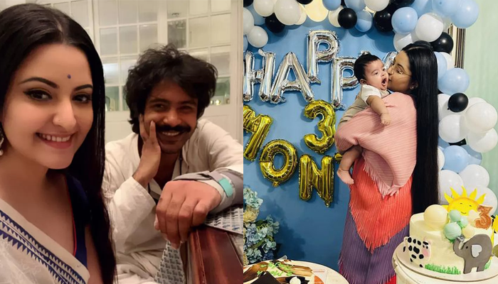 অভিমান ভুলে স্বামীকে নিয়ে ছেলের জন্মদিন পালন পরীর