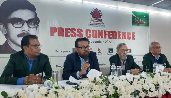 শেখ কামাল সার্ক স্নুকার চ্যাম্পিয়নশীপ শুরু ২৬ নভেম্বর