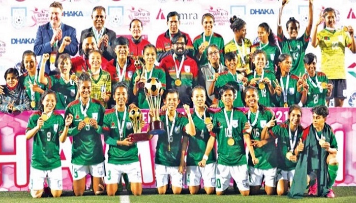 সাফজয়ী নারী দলকে সংবর্ধনা দেবেন প্রধানমন্ত্রী