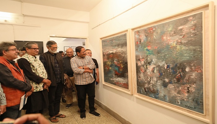 শিল্পাঙ্গনে শিল্পী মাহবুবের ‘স্বপ্নের উত্থান’