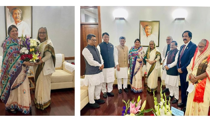 প্রধানমন্ত্রীকে স্পিকার-চিফ হুইপের অভিনন্দন