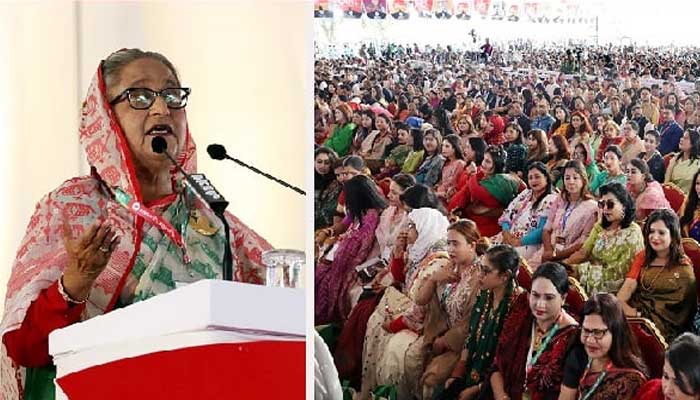 শেখ হাসিনা বিদায় চাইতেই সমস্বরে ‘না, না’