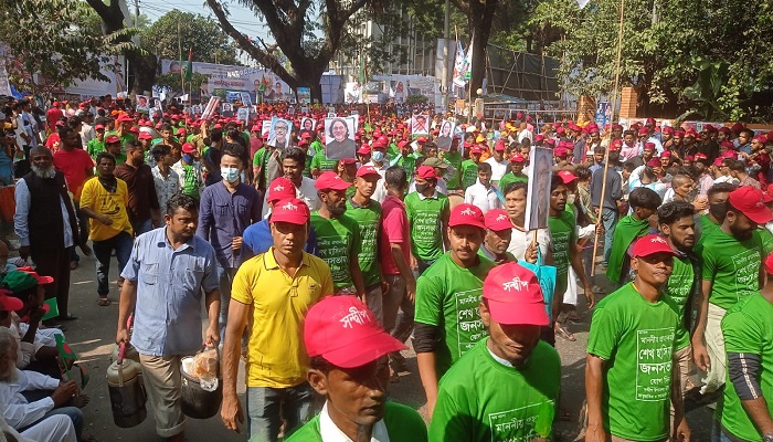 পলোগ্রাউন্ডে প্রধানমন্ত্রী, জনসভা কানায় কানায় পূর্ণ