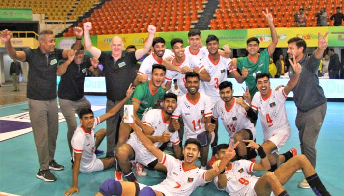 বঙ্গবন্ধু ভলিবল: অপরাজিত চ্যাম্পিয়ন বাংলাদেশ