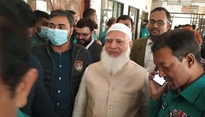 জামায়াতে আমির শফিকুর রহমানকে কারাগার থেকে আদালতে নেয়া হচ্ছে