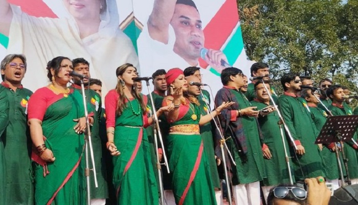 রাজশাহীতে ৪ ঘণ্টা আগেই শুরু বিএনপির গণসমাবেশ