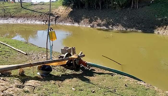 শান্তিগঞ্জে মৎস্য নিধনের পাঁয়তারা