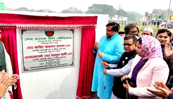 প্রতিটি উপজেলায় স্টেডিয়াম নির্মাণ করা হচ্ছে