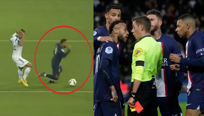 অভিনয় করতে গিয়ে লাল কার্ড দেখলেন নেইমার