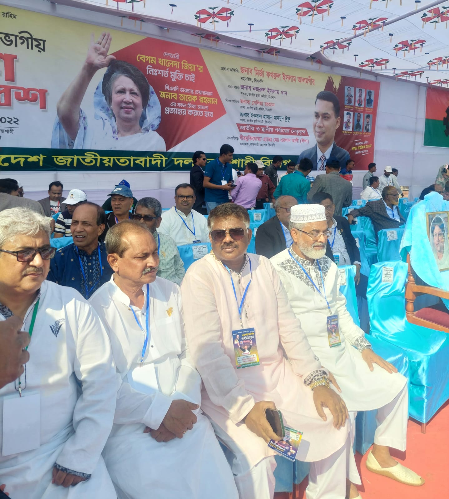 রাজশাহীতে ৪ ঘণ্টা আগেই শুরু বিএনপির গণসমাবেশ