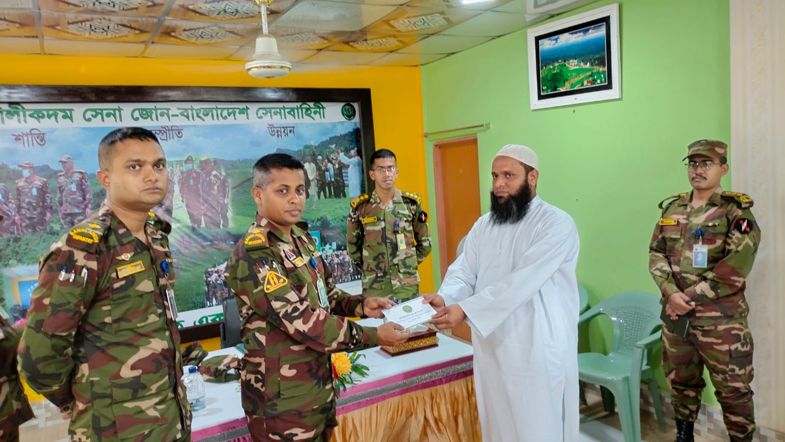 আলীকদমে আলীর গুহায় সিঁড়ি উদ্বোধন