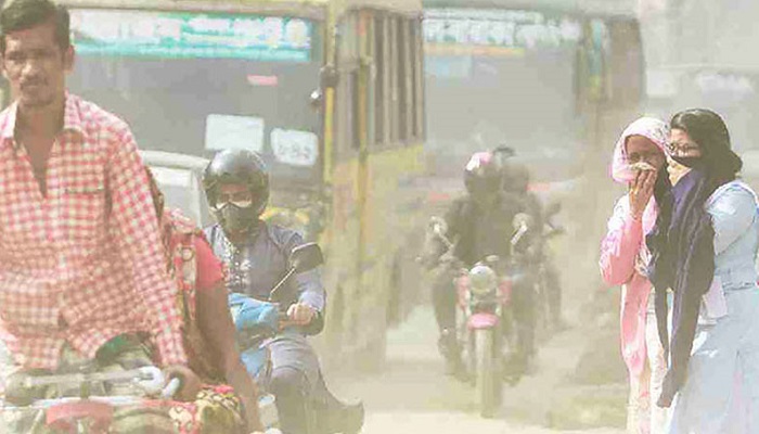 দূষিত শহরের তালিকা: টানা ৬ দিন শীর্ষে ঢাকা