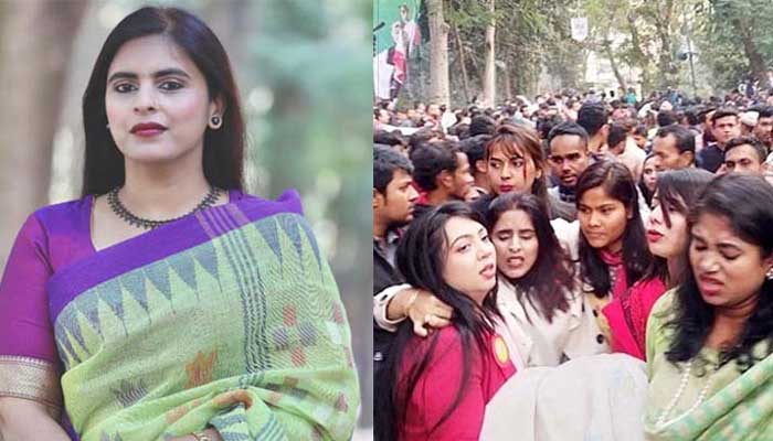পা ভেঙেছে যুব মহিলা লীগের নেত্রী লিলির