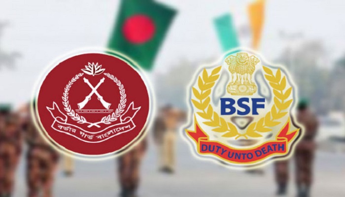 সুনামগঞ্জ সীমান্তে বিজিবি-বিএসএফ পতাকা বৈঠক