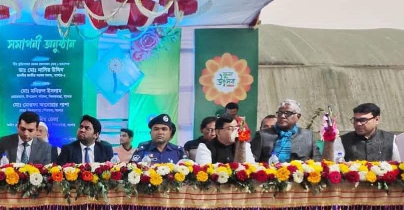 ঝিকরগাছায় মুগ্ধতা ছড়িয়েছে দেশি-বিদেশি ফুল