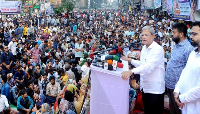 আন্দোলন তুঙ্গে নেয়ার ছক কষেছে বিএনপি