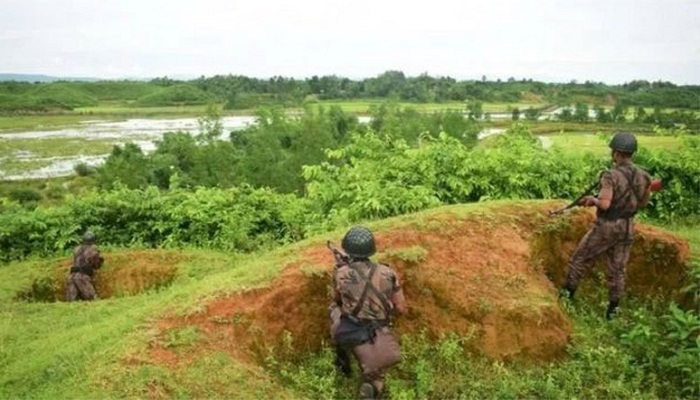 উখিয়ায় বিজিবির সঙ্গে মিয়ানমারের অস্ত্রধারীদের গুলি